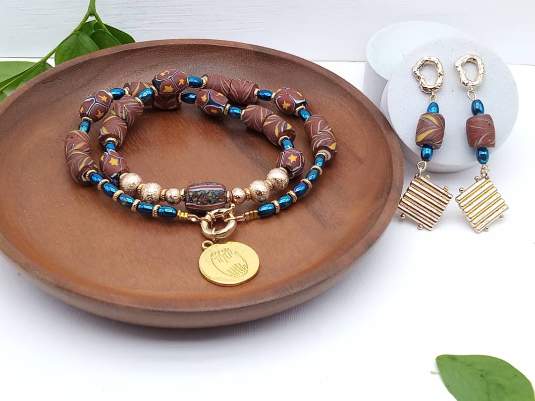 Parure Millefiori Brown image hover