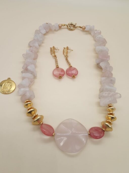 Parure QUARTZ ROSE image hover
