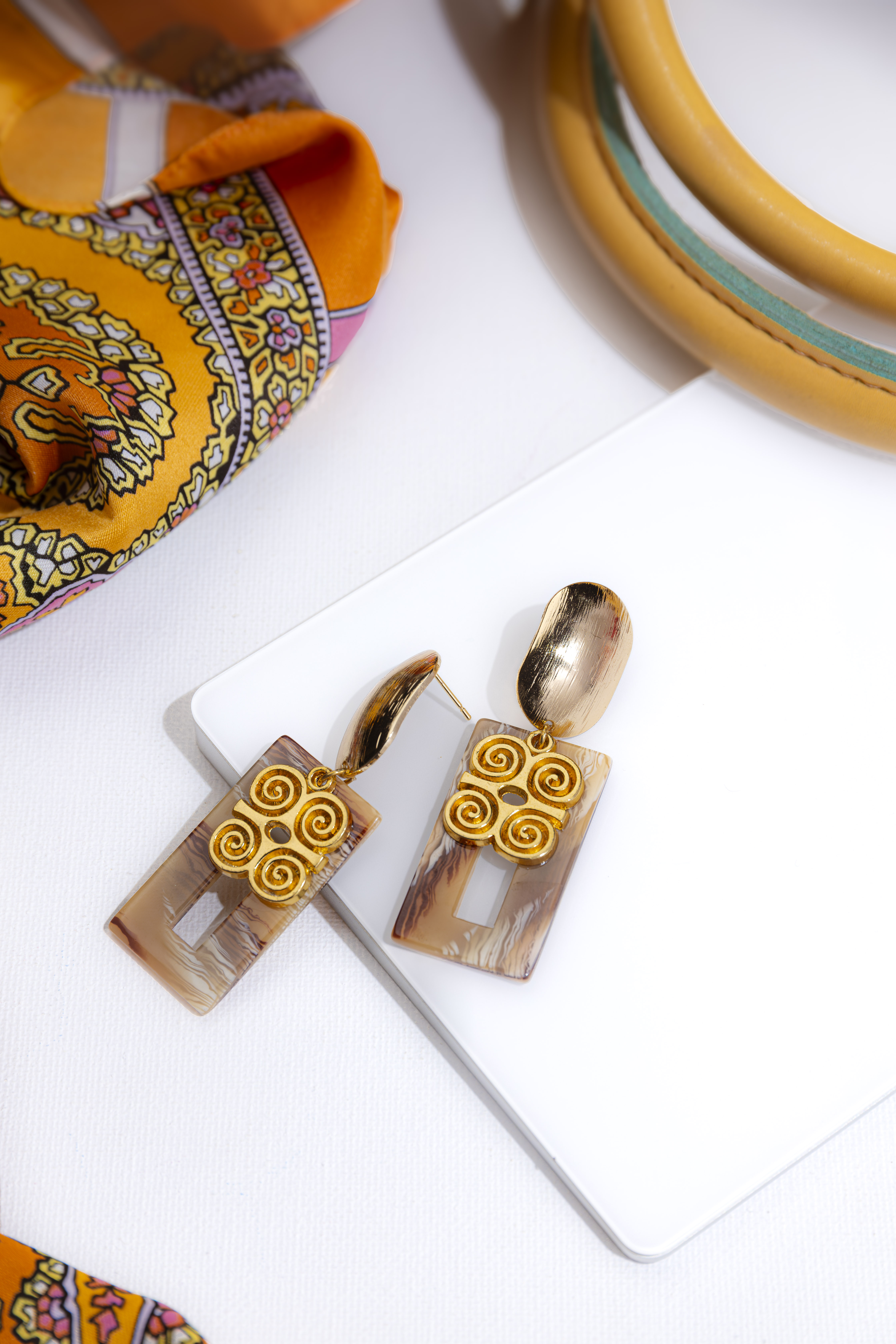 Boucles d'oreilles Shantys Adinkra image