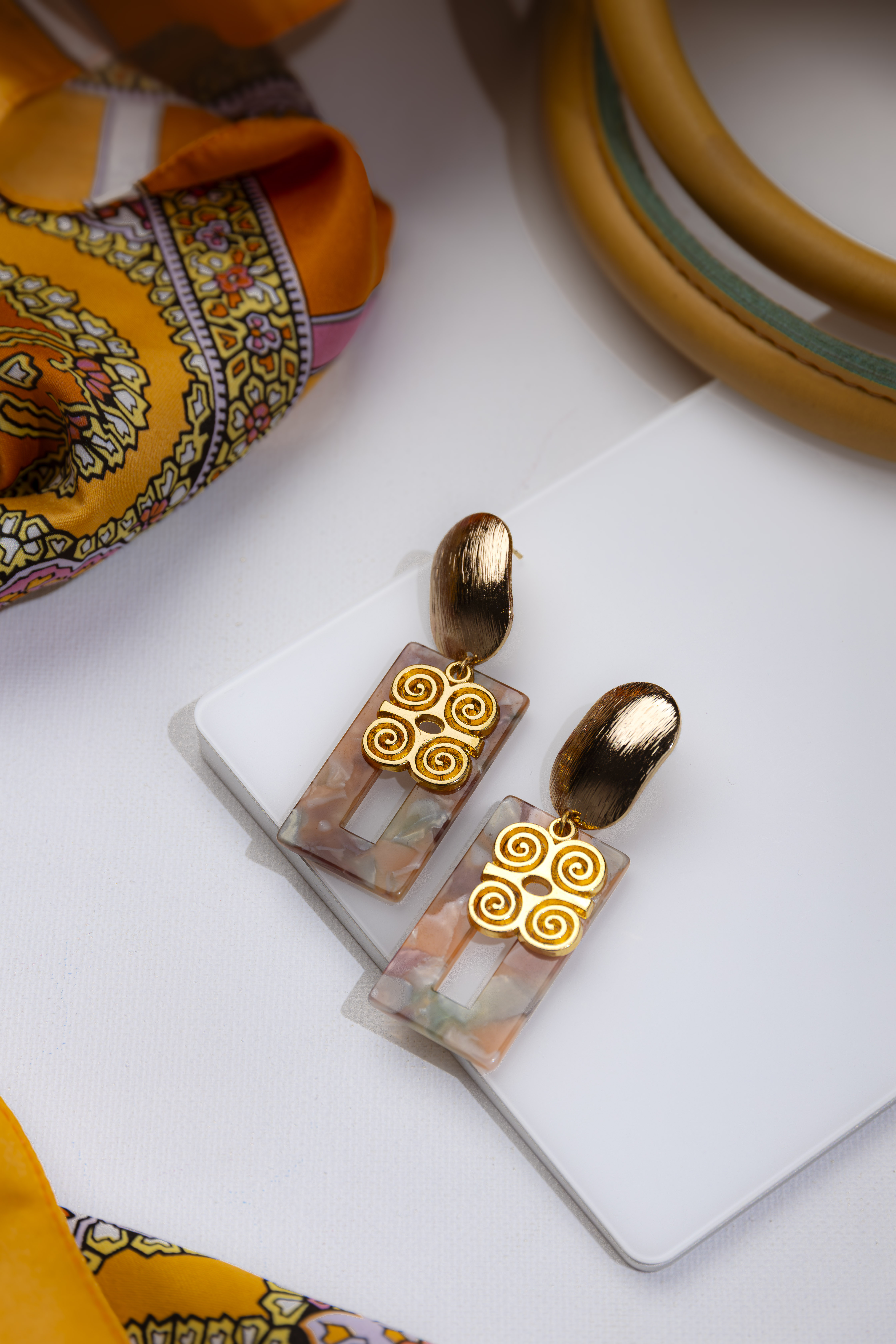Boucles d'oreilles Shantys Adinkra image3
