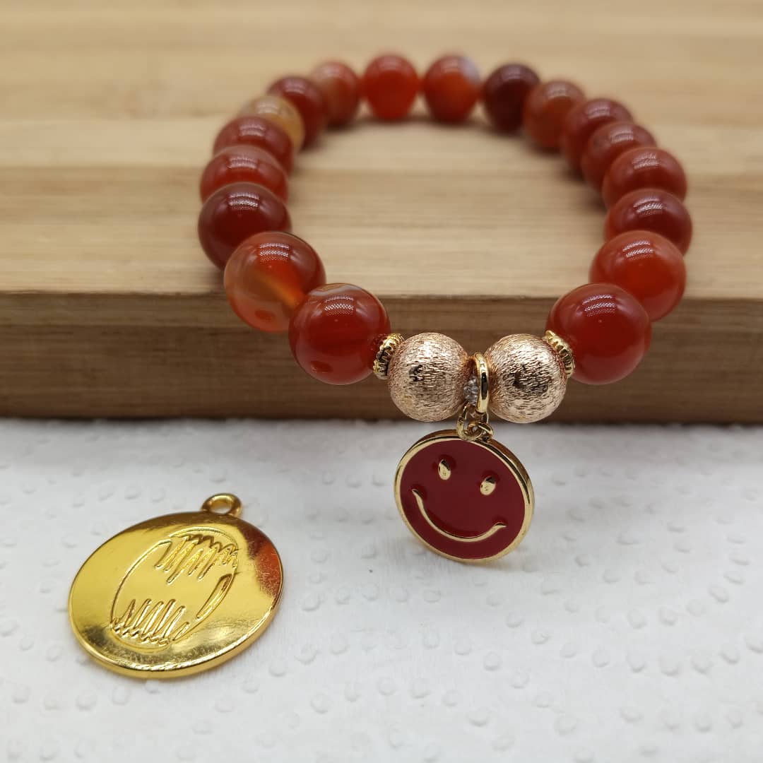 Bracelet en perles d'Agates image