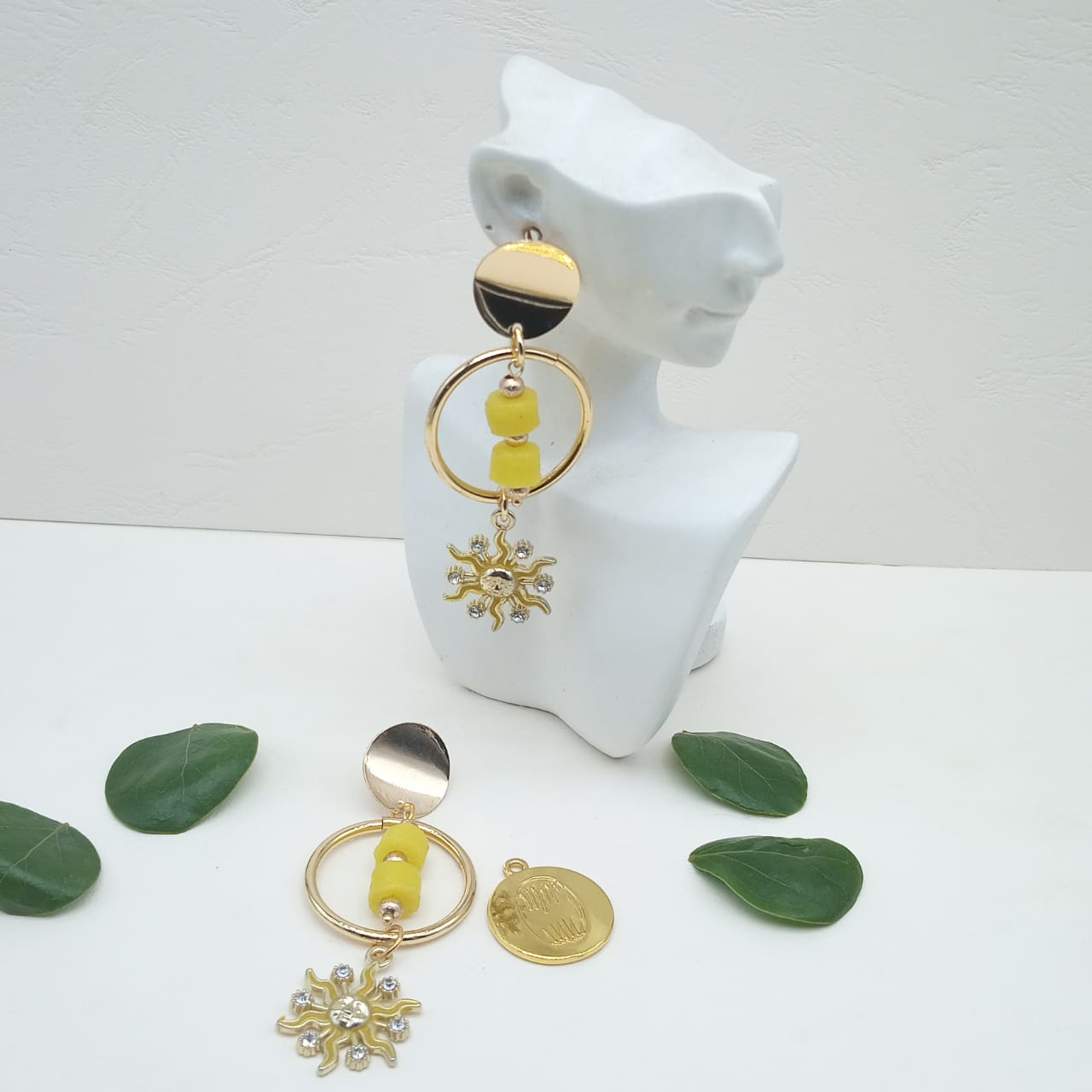 Boucles d'oreilles Soleil image