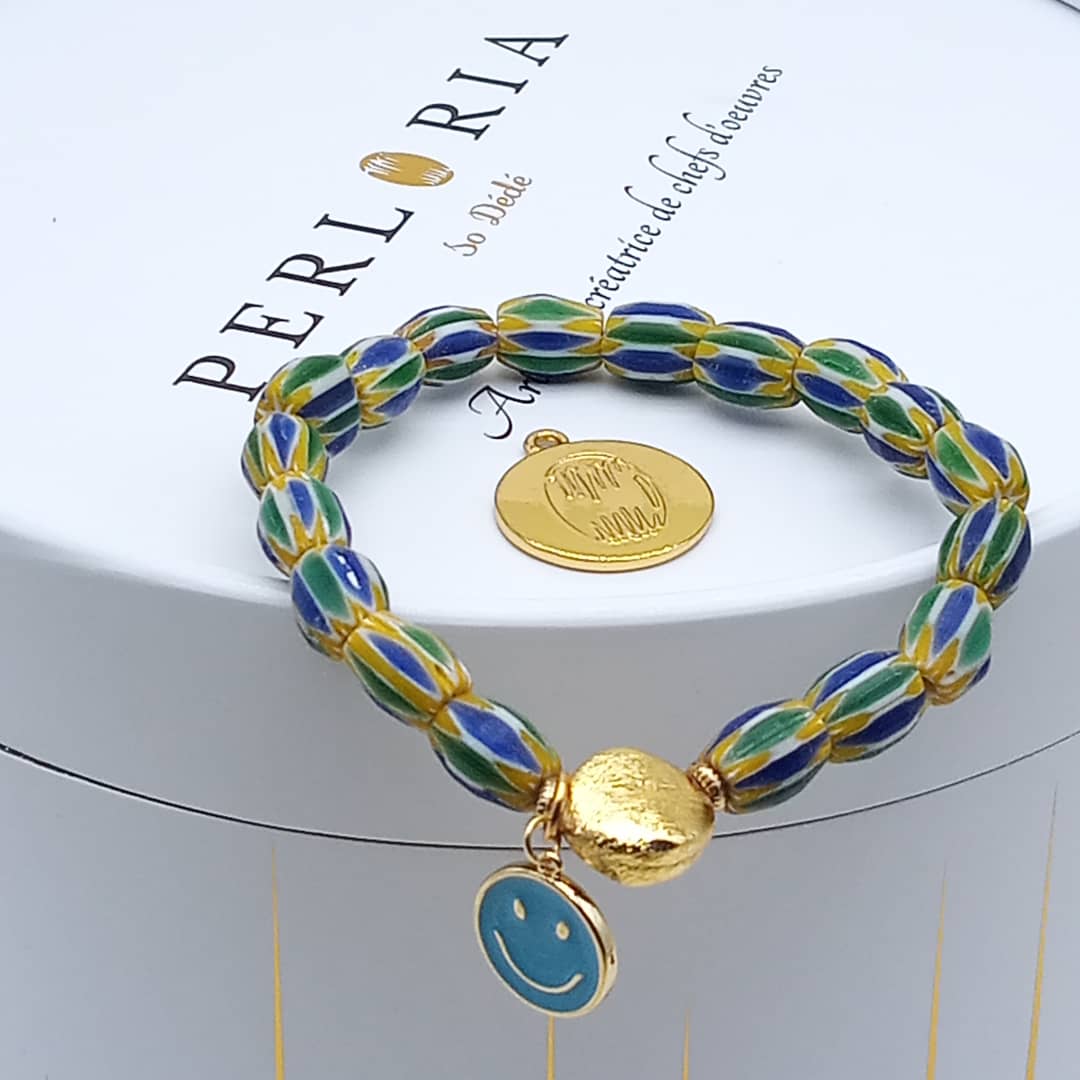 Bracelet en perles Chevron image